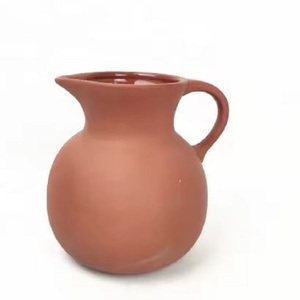 Jarra ecológica reutilizable de arcilla de terracota tradicional con asa y tapa Color personalizado para uso doméstico en la cocina - Product Image 3