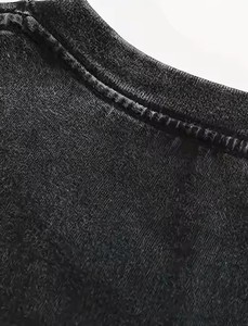 Épaule de goutte lavée à l'acide T-shirts pour hommes fabriqués au Pakistan Conception personnalisée Plusieurs couleurs Unique Party Wear quantité minimale de commande bas et qualité supérieure - Product Image 5