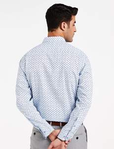 เสื้อเชิ้ตทางการผ้าฝ้ายพรีเมี่ยมสำหรับผู้ชายทรงเพรียวบางพอดีระบายอากาศได้ดีเป็นมิตรกับสิ่งแวดล้อมใช้ในชีวิตประจำวันวันหยุด100% - Product Image 4