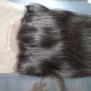 Extensiones de Cabello Humano 100% Virgen Indio Remy Ondulado con Cutícula Alineada, Tejido Frontal 13x4, Color Natural, Doble Trama a Máquina - Product Image 5