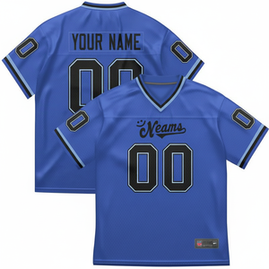 Vente en gros de maillots de football américain personnalisés chemises de rugby respirantes cousues en maille uniformes de sublimation vêtements d'équipe pour la pratique du match - Product Image 2