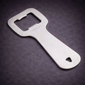 Stainless Steel Flat Bottle Opener Heavy Duty Wide Grip Sleek Design Durable Professional <b>Bar</b> <b>Tool</b> for Restaurant Home Use - Product Image 1