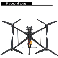 Drone FPV professionnel en fibre de carbone de 10 pouces UAV à quatre axes de haute qualité pour la photographie aérienne ensemble complet avec fonctions de vol