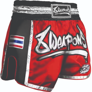 กางเกงมวย MMA แบบยูนิเซ็กซ์ สำหรับมืออาชีพ มวยไทย คิกบ็อกซิ่ง ฝึกซ้อม ยืดหยุ่น แห้งเร็ว ระบายอากาศดี ปักลาย - Product Image 2