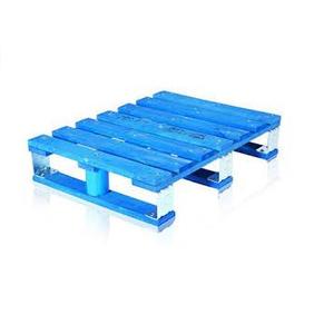 Euro HDPE Paletas de plástico Logotipo personalizado Impreso 1100x1200 con molde de inyección de refuerzo de acero Paletas moldeadas - Product Image 2