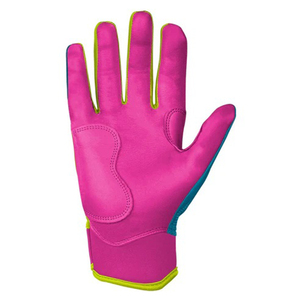 New Style Brucebolte Floro <b>Pink</b> Batting Gloves Manufacturer Real Leather Softball Gloves Supplier Custom Baseball Batting Gloves - Product Image 3