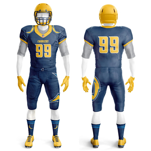 Maillot de football américain brodé personnalisé de haute qualité uniforme de football américain respirant surdimensionné cousu - Product Image 2