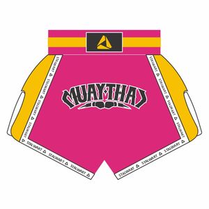 Vente en gros de vêtements de sport confortables Logo personnalisé MMA Kick Boxing Shorts Logo situé à l'avant Caractéristique extensible délavé pour Muay Thai - Product Image 1