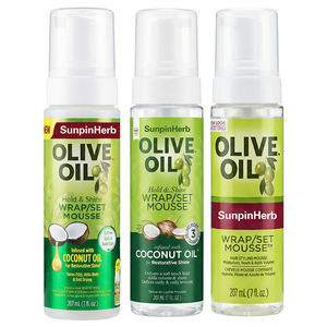 Kit de coiffage pour boucles : Mousse légère à l'huile d'olive et de noix de coco, ajoute du volume et de la brillance sans résidus - Product Image 2