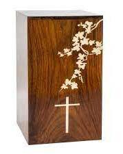 Urnas de cremación de madera hechas a mano modernas al por mayor urnas de entierro funerario decorativas para hombre y mujer a bajo precio - Product Image 1