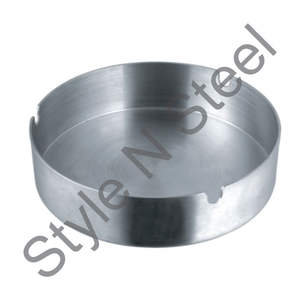 ถาดเขี่ยบุหรี่สแตนเลสทรงกลมสำหรับสูบบุหรี่ถาดเขี่ยบุหรี่ติดผนังแบบเดี่ยว - Product Image 1