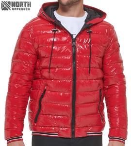 Chaqueta acolchada holgada personalizable para adultos Bomber de invierno de alta calidad Cuello redondo Cremallera Logotipo frontal Nylon Sólido Fácil de usar Brillante - Product Image 1