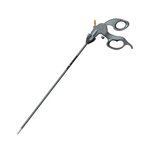 คีมผ่าตัดแบบใช้แล้วทิ้งชนิดมือจับตามหลักสรีรศาสตร์ ทำจากสแตนเลสสีดำ ขนาด 5 มม. x 330 มม. สำหรับการผ่าตัดผ่านกล้องแบบแมนนวล (แบบมีดมาร์ลิน) - Product Image 5