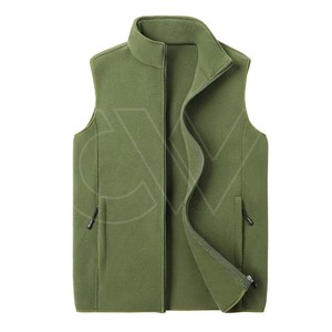 Gilet en polaire entièrement réversible pour hommes personnalisable Streetwear vêtements d'extérieur hiver gilet de service OEM - Product Image 6