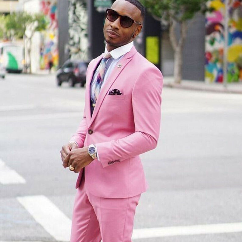 Wedding Long Fancy Coat Wedding Coat Pant Men's Marriage Suit