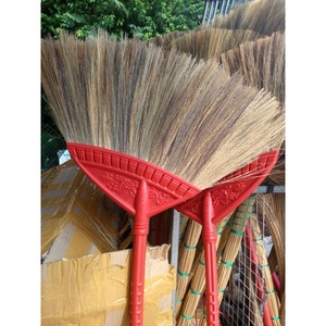 Direct Factory Natural Grass Broom Good Price For <b>Cleaning</b> Home 100% Handmade High Quality Customize Color - Product Image 4