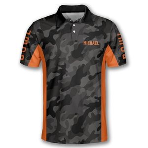 เสื้อเจอร์ซีย์โบว์ลิ่งแบบสั่งทำสำหรับผู้ชายผ้าควบคุมความชื้นและพิมพ์รายละเอียดการระเหิดสำหรับการสร้างแบรนด์ทีม - Product Image 5