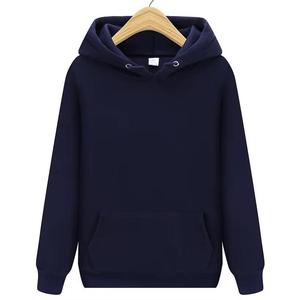 Sweat-shirt à capuche en molleton mélangé en coton grande taille pour hommes Sweat-shirt à capuche vierge surdimensionné avec logo brodé Basics - Product Image 5