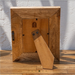 Sáng tạo mới 4*6 khung ảnh khung ảnh bằng gỗ cho trang trí nội thất với tay khắc & offwhite nhựa Điền - Product Image 3