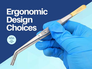 Pince à épiler endodontique pour tenir la pointe du papier avec pointe rainurée et verrouiller les instruments chirurgicaux dentaires en acier inoxydable - Product Image 6