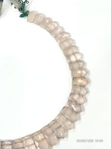 สร้อยคอช็อคเกอร์ทรงเหลี่ยมหรูหราทันสมัย ทำจากควอตซ์น้ำแข็งธรรมชาติ เกรด AAA ความยาว 18 นิ้ว - Product Image 2