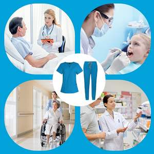 Usine directe personnalisé médical Scrubs ensemble unisexe médecin infirmière hôpital uniforme chirurgical survêtement pantalon haut de gamme qualité - Product Image 6