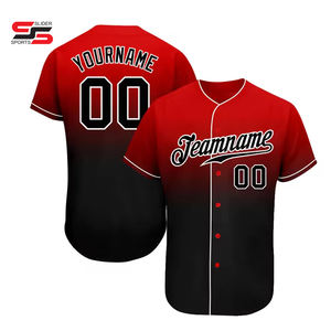 2024 El proveedor mejor clasificado personalizó su propio logotipo y diseño uniformes de softbol camisetas baratas uniforme estampado de béisbol para adultos - Product Image 2