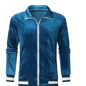 Dernier modèle de survêtement en velours pour homme de qualité supérieure, respirant, entièrement personnalisé, à prix raisonnable - Product Image 5