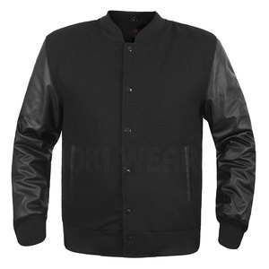 Chaqueta Universitaria Personalizada de Estilo Único, Chaqueta Universitaria de Color Sólido en Existencia - Product Image 1