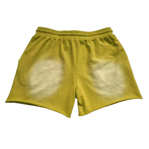 Pantalones Cortos Deportivos Casuales Vintage Personalizados para Hombre, 260-300 GSM, Algodón Lavado con Ácido, Dobladillo Crudo, Cordón Ajustable, Secado Rápido, Transpirables, para Gimnasio - Product Image 2