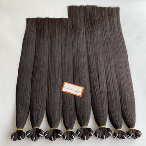 Venta al por mayor 100% cutícula alineada recta corte completo crudo vietnamita trama extensiones de cabello precio de fábrica 100% paquetes de cabello humano - Product Image 3