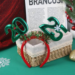 <span class=keywords><strong>2025</strong></span> fiesta de año nuevo suministros de vacaciones fotomatón Prop brillo Año Nuevo diademas coloridas para decoración de Navidad Año Nuevo - Product Image 3