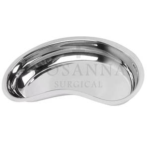 Bandeja médica de acero inoxidable con forma de riñón de 8 pulgadas, reutilizable, fácil de limpiar, bandeja para procedimientos quirúrgicos y hospitalarios - Product Image 2
