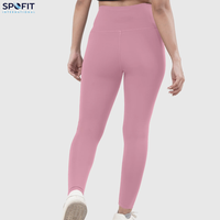 Leggings de fitness tendance 2025 pour femmes, super doux, légers, taille mi-haute, en coton/bambou uni, couleur personnalisée, grandes tailles