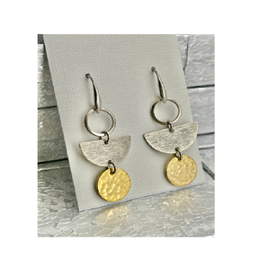 2025 Latest Exclusive Wholesale Unique <b>Bronze</b> & Brass Jewelry Fashion Knitting by Wire Indian secure fit earrings - Product Image 1