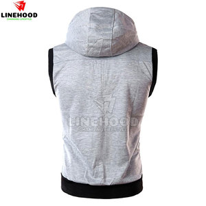 Best Manufacturer's 100% Cotton Blended <b>Sleeveless</b> <b>Hoodies</b> for <b>Men</b> Basic Winter Wear & Sweatshirts - Product Image 6