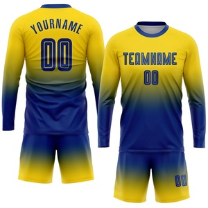 ชุดกีฬาผ้าโพลีเอสเตอร์สำหรับผู้ชายชุดกีฬาผ้าโพลีเอสเตอร์พิมพ์ลายแขนเต็ม - Product Image 1