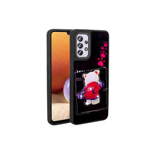 Coque en silicone gaufrée lumineuse pour Samsung Galaxy A32 4G, motif emblématique, protection arrière, étui de téléphone portable INS, emballé - Product Image 1