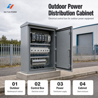 Armoire de distribution électrique extérieure, coffret de commande électrique, boîtier de contrôle