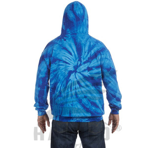 Men's Tie-<b>Dye</b> Hooded Sweatshirt Regular Fit Knitted Polyester Casual Autumn Wear - Product Image 6