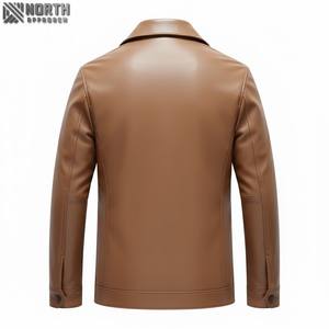 เสื้อแจ็กเก็ตบอมเบอร์ลายพรางแขนหนังสีดำสำหรับฤดูหนาวใส่ได้ทั้งชายและหญิง - Product Image 3