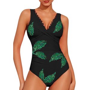 2025 Trendy Custom Theme Design Stylish Shiny <b>High</b> Quality Bathing Clothing Comfortable Breathable Tight Fit <b>Swimsuit</b> Cover Ups - Product Image 2