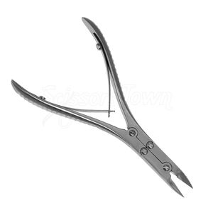 Pinzas óseas Ruskin Liston de 575 pulgadas, instrumento quirúrgico ortopédico de doble acción delicado recto ODM - Product Image 3