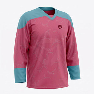 Camiseta de hockey sobre hielo con tela que absorbe el sudor, ajuste cómodo, ideal para practicar hockey sobre hielo y deportes al aire libre. - Product Image 1