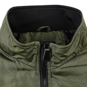 Pakistan Made Simple Design Bomber Winter <b>Jacket</b> For <b>Men</b> Featuring Full Zipper <b>Warm</b> And Casual Fit For All Day Wear - Product Image 3