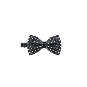 Papillon Man Abaco Tocco Di Minerva PM-502, nœud papillon en similicuir brodé de haute couture, qualité italienne, fait main en soie - Product Image 1