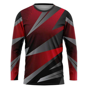 Jersey de Motocross Personalizado OEM, Poliéster de Secado Rápido, Jersey de Carreras MTB Downhill, Sublimación Directa de Fábrica - Product Image 1