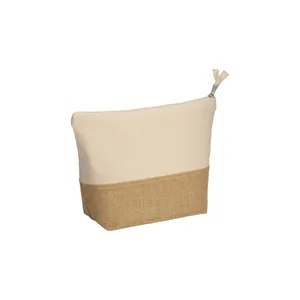 Beauty Case Personalizzato Promozionale in Cotone e Juta - Product Image 1