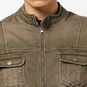 Chaqueta vaquera ajustada para hombre estilo botón cubierto, venta al por mayor, ropa de diferentes colores, chaqueta vaquera para hombre - Product Image 5