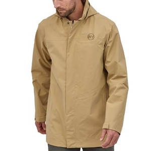 Veste de pluie à capuche en softshell de haute qualité personnalisée 2024 pour hommes, imperméable, hiver, extérieur, logo personnalisé, vente en gros de rue - Product Image 4